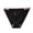 Black, variant on Women's Shiny Short Panties Smooth Silk G-String Cheeky Classic Underwear Lightweight Low Waist Thong Briefs