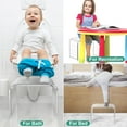 thumbnail image 4 of Acrylic Step Stool 9in Step Stools for Kids 250-LBS Capacity Rounded and Sturdy Corner Bedroom Kitchen Bathroom Assistance Step Stool Easy to Clean (1, Stool), 4 of 13