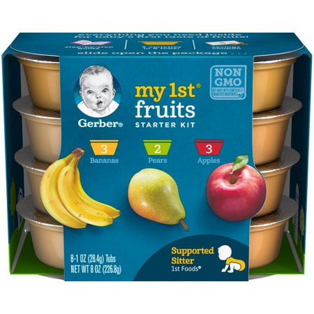 earth's best organic my first fruits starter pack baby food