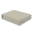 thumbnail image 3 of Color Sense 100% Cotton Percale Single Flat Bedsheet Cool & Crisp Twin Beige, 3 of 8