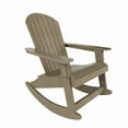thumbnail image 4 of WestinTrends Tuscany HIPS Outdoor Rocking Adirondack Chair (Set of 2), Taupe, 4 of 5
