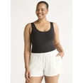 thumbnail image 2 of Joyspun Women’s Sleepwear Knit Pajama Shorty Shorts, 2'' Inseam, Sizes S-3X, 2 of 6