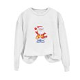 thumbnail image 4 of Qertyioot Chandail en Molleton Décontracté de Noël pour Femmes, Manches Longues Col Rond Imprimé Ample, 4 of 4