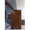 thumbnail image 5 of 2 Feet Length Stainless Steel Front Door Handle Chrome Mirror Polish Finish, Modern Push Pull Handle for Sliding Door Barn Doors Commercial Glass Doors Home Interior Exterior, Round Shaped Bar, 5 of 13