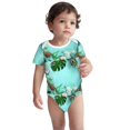 thumbnail image 3 of Daiia Tropical Pineapple Printed Unisex-Baby Short Sleeve Onesies Bodysuits Baby Climbing Clothes Soft and Comfortable Romper with Expandable Shoulder Design-2 Years, 3 of 8