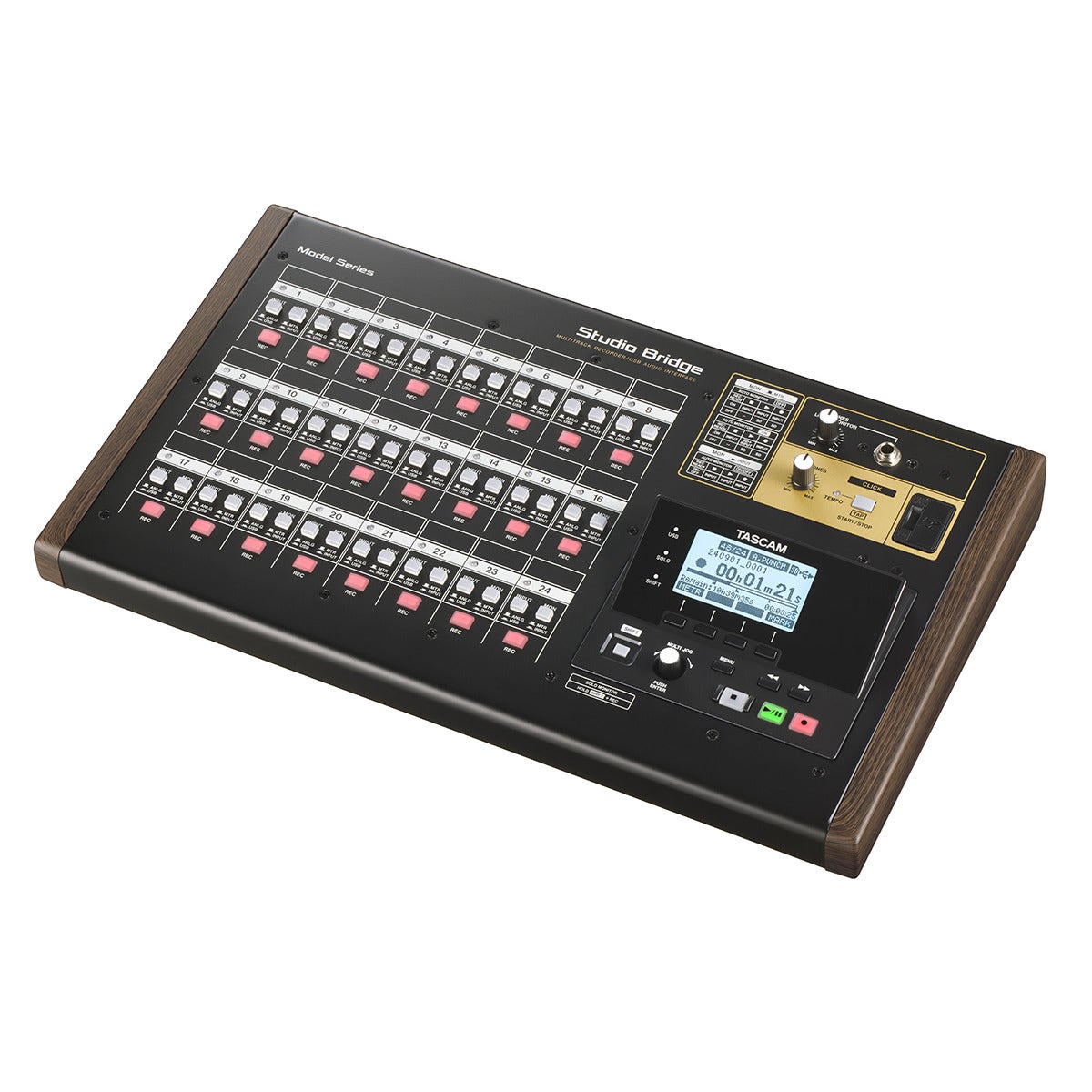 TASCAM Studio Bridge 24-Track Recorder and USB Audio Interface with MIDI