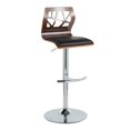thumbnail image 4 of Folia Adjustable Bar Stool, Chrome Bar Stools, Bar Chairs, Swivel Bar Stools, Bar Stools Set of 2, 4 of 6