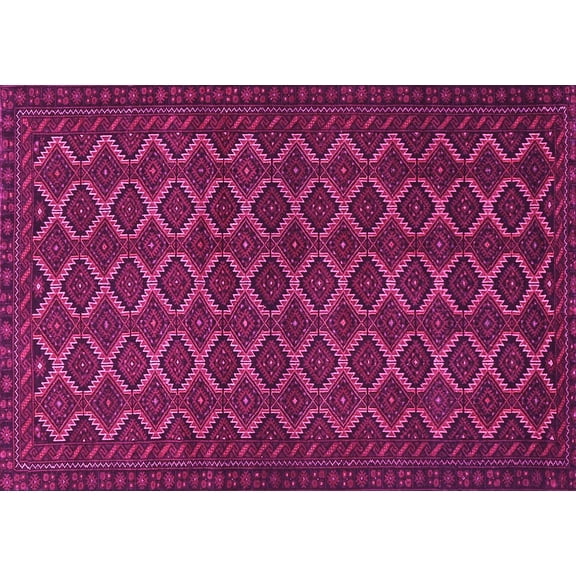 Ahgly Company Indoor Rectangle Persian Pink Traditional Area Rugs, 5' x 7'