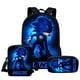 thumbnail image 1 of 3 Piezas Conjunto De sonic Niños Mochila Bolsa De Mensajero Estuche De Lápices De Gran Capacidad 3D Escuela Casual Hombro Montañismo Caso, 1 of 4