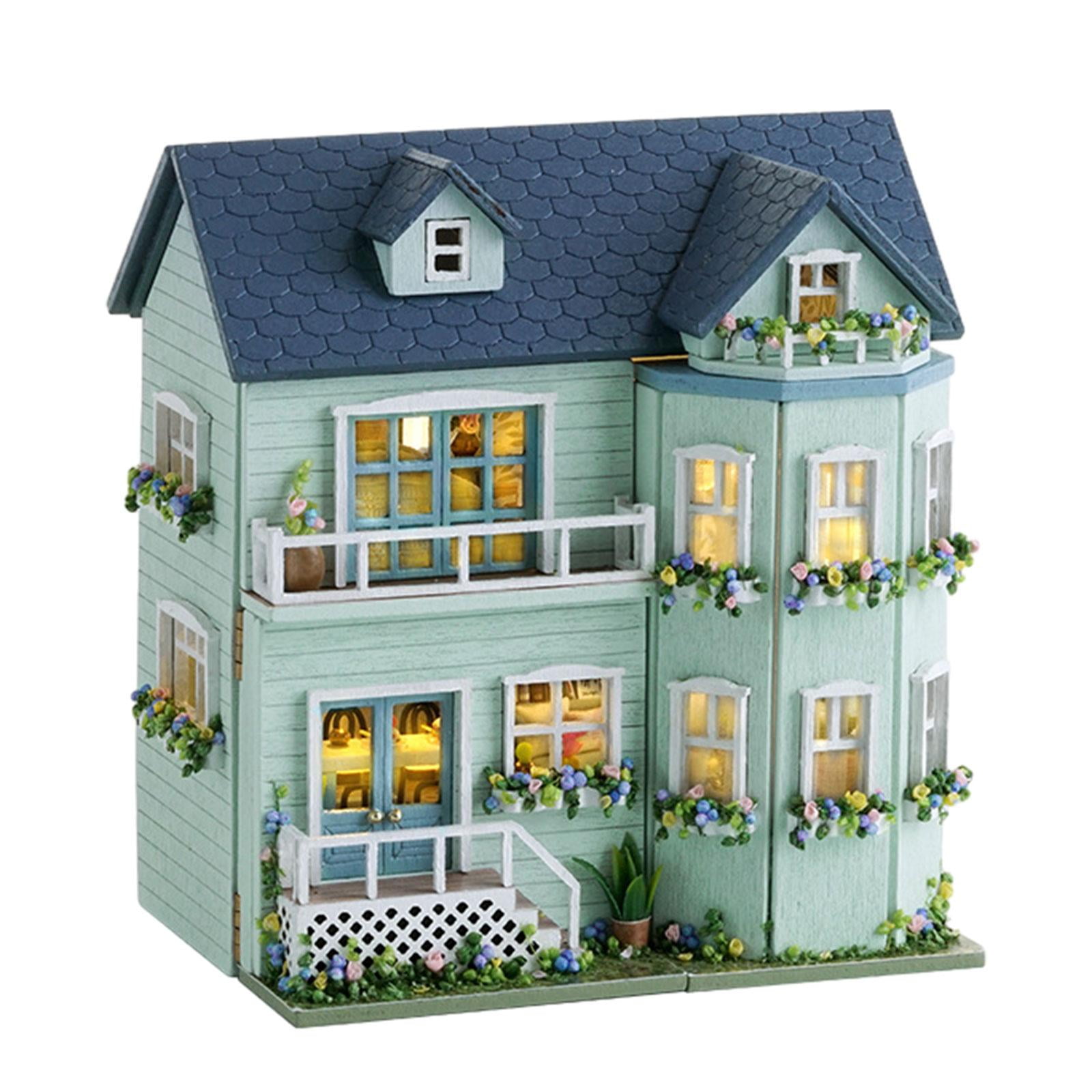 Esquirla Diy Doll Houses Miniature Kits Dollhouse Handmade Toy for