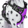 thumbnail image 1 of Arnés para perros PoyPet, chaleco cómodo reflectante sin tirones, morado, 1 of 6