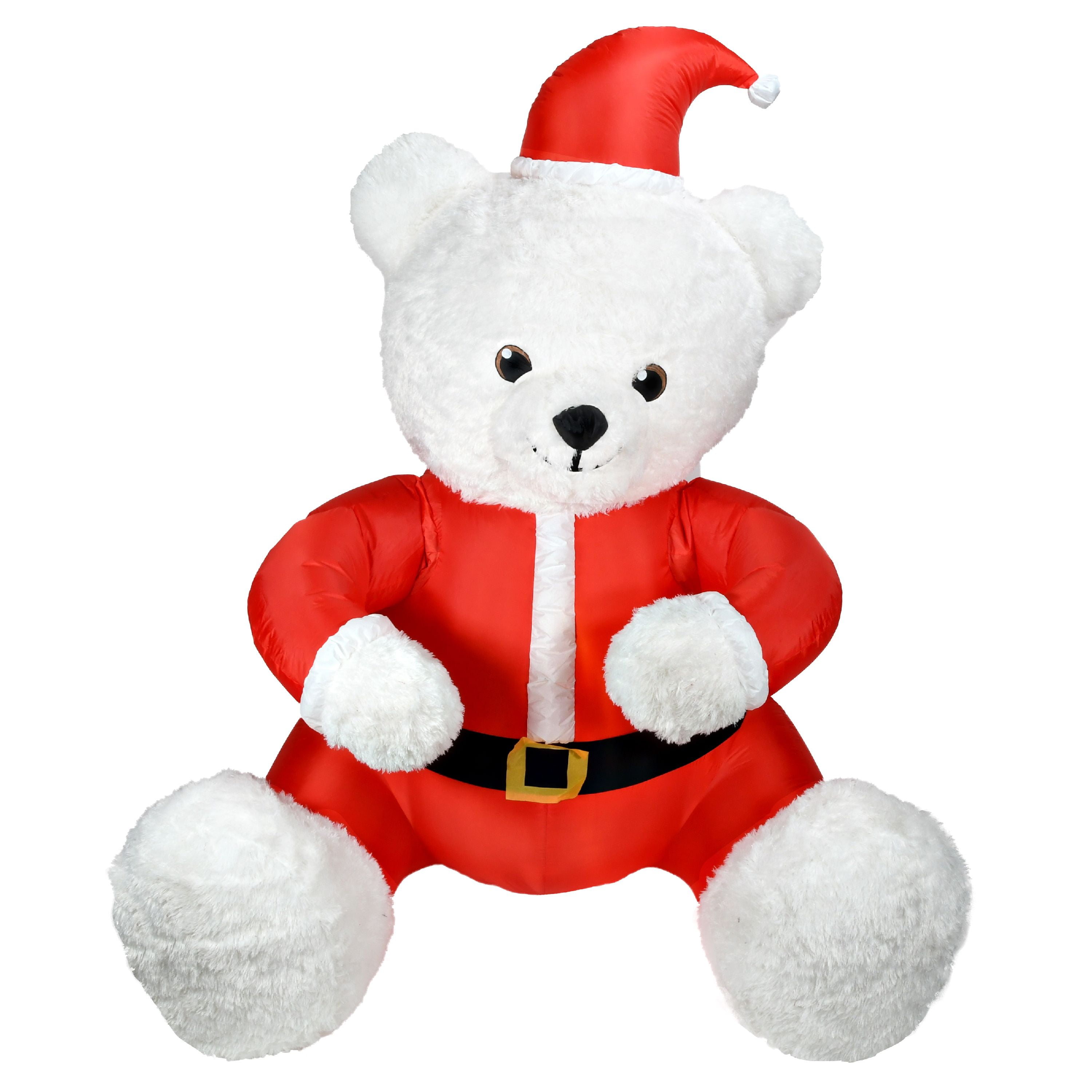 teddy bear christmas inflatable