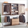 thumbnail image 4 of Closet Systems | 5-Piece Modular Devi Walk-In Closet, Modern Oak Finish | Oak | Wood, 4 of 7