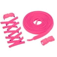 thumbnail image 1 of Uxcell 2 Sets Cordones Elásticos Sin Nudos Cordones Planos Estirables para Zapatillas de Adultos, Rosa, 1 of 6