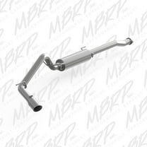 MBRP Cat Back Single Side Exit T409 Exhaust System 35L, 4650 x 1650 x 1200 in