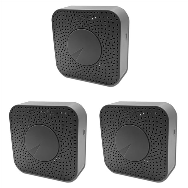3X Monitor Inteligente de Calidad del Aire Tuya Zigbee, Medidor de CO2, Detector de Dióxido de Carbono, Alarma Automática de Formaldehído Voc