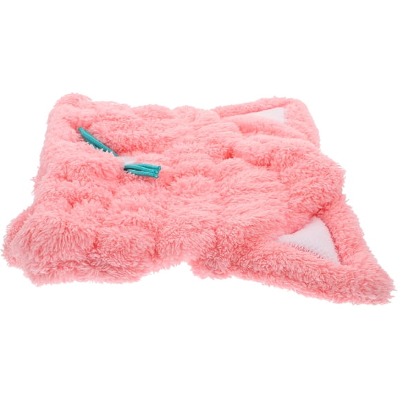 CIMAXIC Hair Drying Cap Super Absorbent Headdress Pink Microfiber Towel for Teens 1Pack