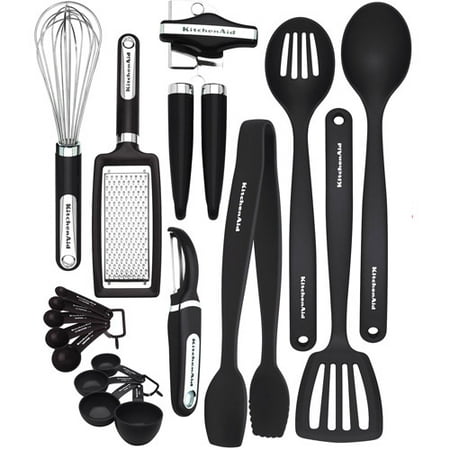 KitchenAid Cook's Series 17-Piece Starter Tool and Gadget Set, (Best Gadgets For Work)