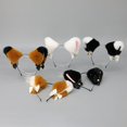 thumbnail image 3 of Diadema con orejas de gato de peluche estilo japonés, bonita, con lazo, estilo lolita, accesorio para la cabeza con orejas de zorro, 3 of 4