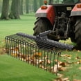 thumbnail image 3 of GloryStar Râteau Paysager en Acier Robuste pour Paille de Pin, Attache Arrière pour Récepteurs de 2 Pouces, Compatible avec Tracteurs de Pelouse, VTT/UTV, Efficace pour le Nivellement du Sol et le Nettoyage des Feuilles, 3 of 8