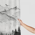 thumbnail image 3 of Orinice Birds Tapestry Mountain Bathroom Decor Set, Colorful Luxurious Graphic Print Polyester Fabric Fashion Shower Curtain with Hooks, Waterproof Bathroom Decoration 69x72, 3 of 7