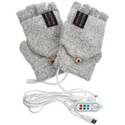 Guichaokj USB Heating Gloves Keep Warm Third Gear Hand Warmers Skiing Thermal Mitts Heated