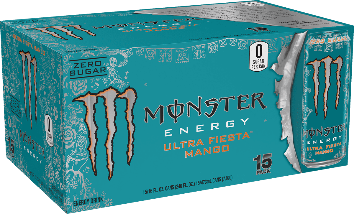 Monster Energy Ultra Fiesta Mango 15 Pack - 16 Fl Oz
