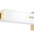 thumbnail image 6 of Gemini 1 - Light Aged Brass Brass Contemporary / Modern - LED Steel Wall Sconce, 6 of 7