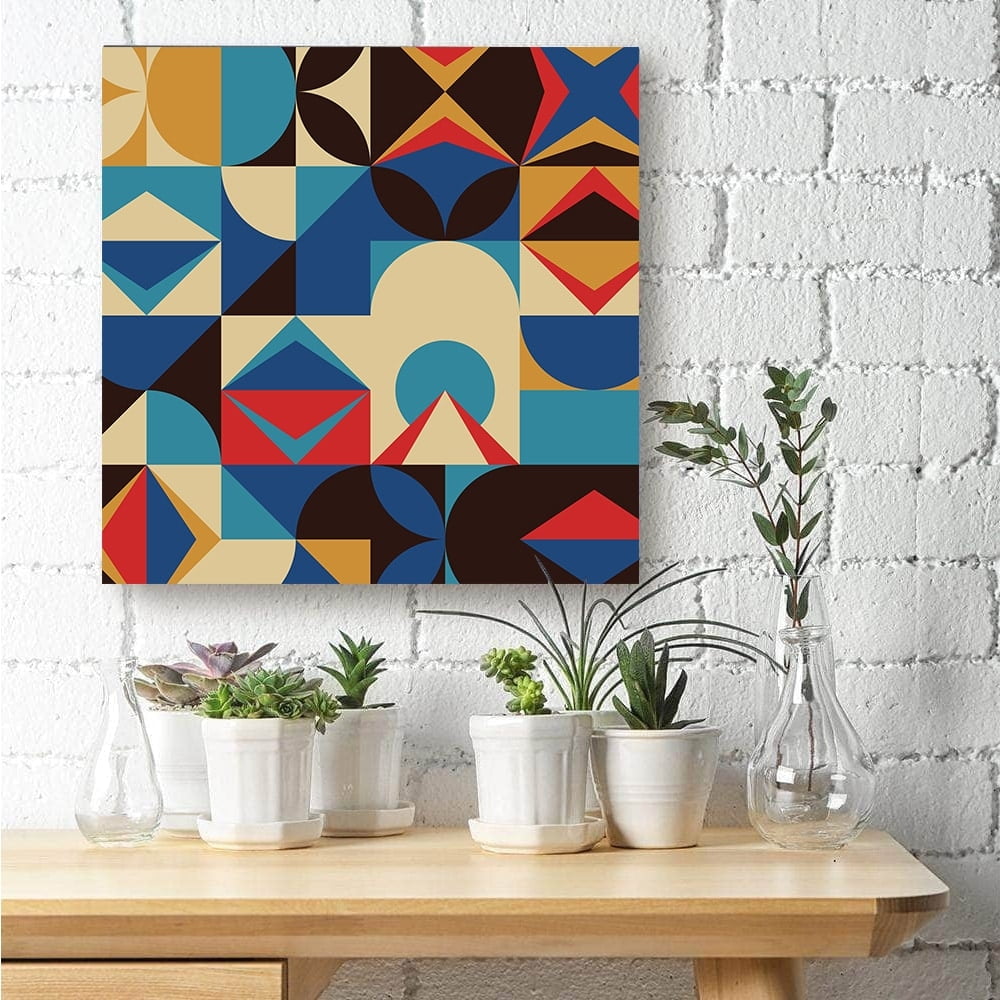 Geometric Deco Design-14"x14" Canvas Artwork 20 x 30