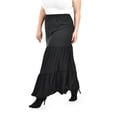 thumbnail image 4 of Falda larga con vuelo Roman Fashion /Tallas Extras, 7061 (Negro) negro 36, 4 of 7