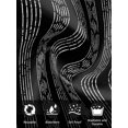 thumbnail image 7 of Black Striped Cloth Napkins Set of 6 Reusable Dinner Napkins, Modern Abstract Art Geometric Stripes Cocktail Napkin Washable Table Napkins for Wedding/Holiday Party/Baby Shower 20"x20", 7 of 7