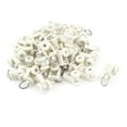 thumbnail image 1 of Unique Bargains Rouleaux de Rail de Rideau en Plastique Blanc Roue de 10mm de Diamètre 40 Pcs, 1 of 1