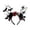 C002- Style B, variant on Halloween Party Headband, Halloween Decorations, Red Rose Petals, Fake Flower Heads, Flower Decorations for Party, 0.5X0.5 Inch Funny Spooky Bat Skull Accessory for Makeup and