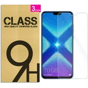 [3 Pack] Tempered Glass for [ Honor 8X ] Screen Protector