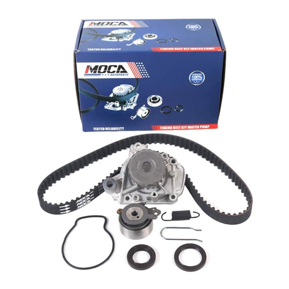 MOCA Auto Parts Trousse de Pompe à Eau avec Courroie de Distribution TCK312 pour 2001-05 Honda Civic