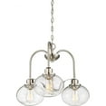 thumbnail image 5 of Chandelier 3 Light Steel-Brushed Nickel Finish Bailey Street Home 71-Bel-2242941, 5 of 6