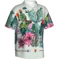 thumbnail image 2 of Men's Hawaiian Shirt Short Sleeve Button Down Shirts for Men, 2 of 8