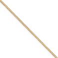 thumbnail image 1 of 14k 2.3mm Beveled Curb Chain (Weight: 2.41 Grams, Length: 8 Inches), 1 of 4