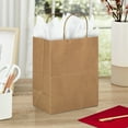 thumbnail image 5 of Hallmark 5-Pack Medium Gift Bag Bundle (Solid Kraft Brown), 5 of 5