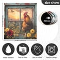 thumbnail image 5 of Rooster and Sunflower Dishwasher Magnet Cover Reuseable Refrigerator Magnet Cover Decal Kitchen Fridge Microwave Stickers Hoilday Party Decor 23 x 26 inch, 5 of 5
