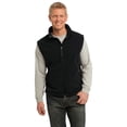 thumbnail image 1 of Port Authority F219 Lightweight Fleece Vest - Black - 4X-Large, 1 of 2