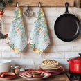 thumbnail image 6 of Easter Kitchen Towels Set of 1, Spring Eggs Eucalyptus Branch Floral Wooden Absorbent Dish Towels for Kitchen, Microfiber Hand Towel, Quick Drying Tea Towel for Cleaning Decorative Dishcloths, 6 of 7