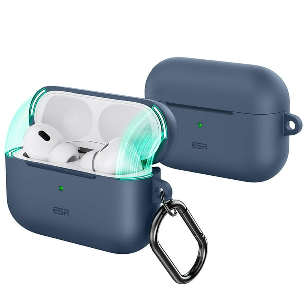 Funda para AirPods Pro, 2.ª generación, ESR, protección total contra caídas, azul
