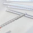 thumbnail image 4 of 2Pcs Clear Triangular Scale Ruler 15cm 20cm Plastic Drawing Ruler Geometry Tool for Measuring Engineering Drawing, 4 of 9