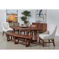 thumbnail image 3 of Treasure Trove Arcadia Vinegar Brown Oval Wood Dining Table, 3 of 11