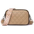 thumbnail image 1 of Bolsa bandolera para mujer Bolsa de hombro vintage de cuero genuino Satchel femenino (Caqui) Tmvgtek Para Estrenar, 1 of 9