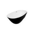 thumbnail image 2 of Tina de baño Akor Blanco y Negro KAND AKOR/MINIMALISTA/INDIVIDUAL, 2 of 5