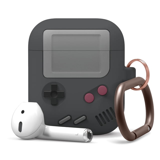 Funda para AirPods Elago AW5 Classic Game Player (silicona), color gris oscuro