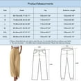 Cropped Pants for Women Casual Stretchy High Waist Drawstring Elastic