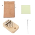 thumbnail image 1 of WESIEVYA 1Set Delicate Finger Piano Instrument Thumb Maple for Music Enthusiasts Leisure, 1 of 4